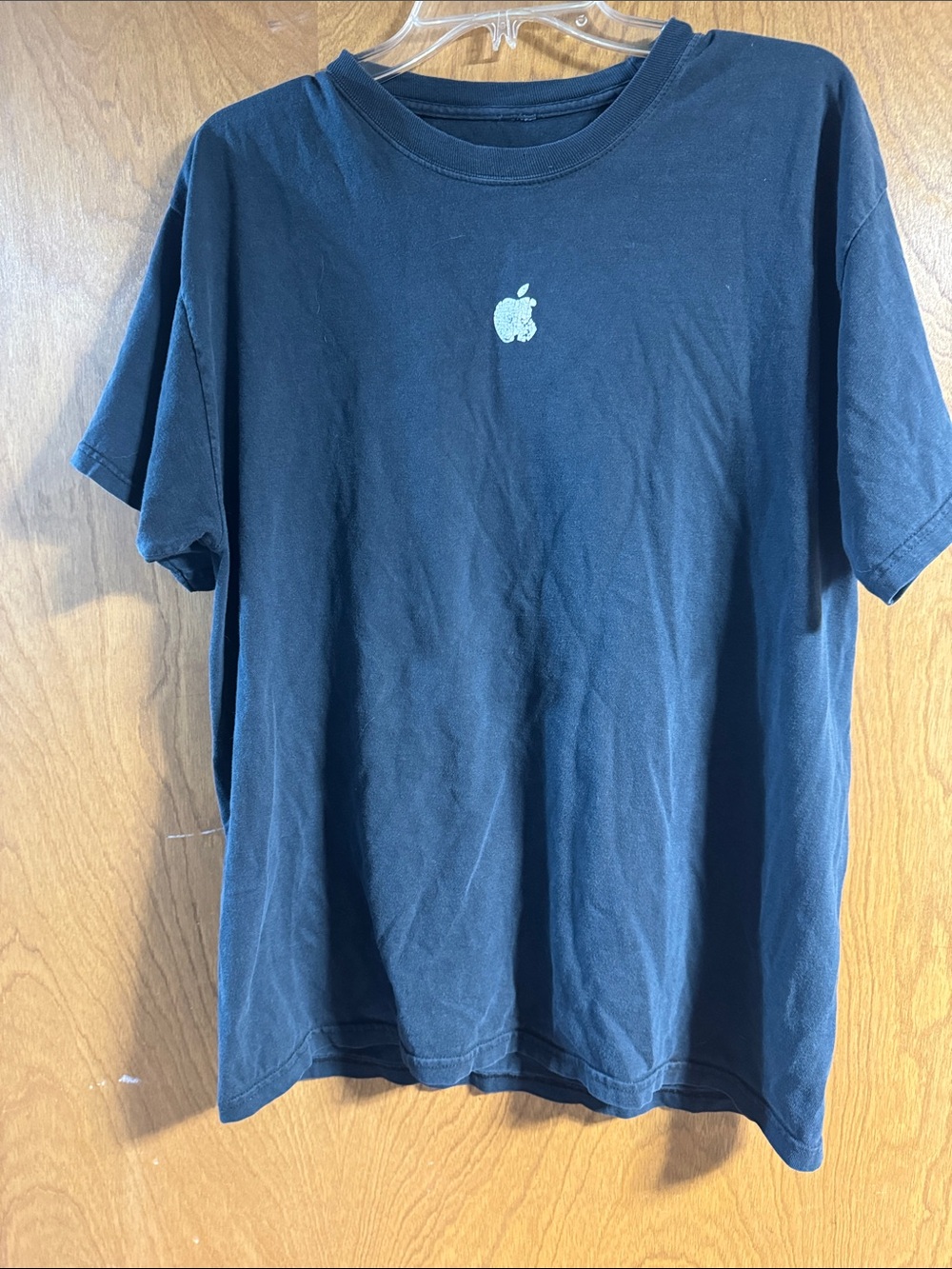 Apple Navy T-Shirt with Mint Apple Logo